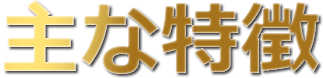 主な特徴